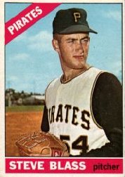 1966 Topps Baseball Cards      344     Steve Blass